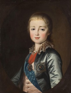Portrait of Grand Duke Constantine Pavlovich of Russia (1779-1831), End 1780s.