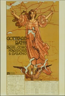 Train schedule of the Gotthard-Railway for the year 1902 , 1902.