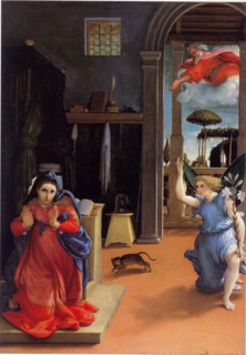 The Annunciation, ca 1534.