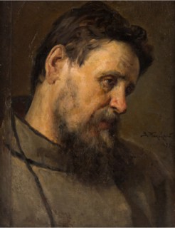 Portrait of Alexander Konstantinovich Soloviev (1846-1879), 1879.