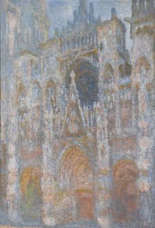 La cathédrale de Rouen. Le portail, soleil matinal (The Rouen Cathedral. The portal, early morning s