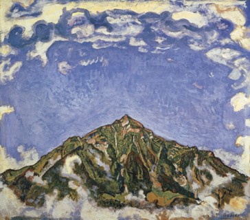 Mount Niesen Seen from Heustrich, 1910.