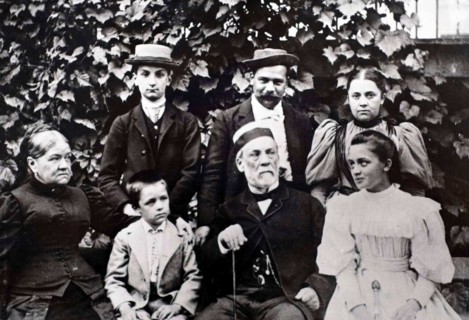 Louis Pasteur's Family, c. 1890.