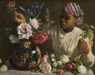 The negress with peonies, 1870.