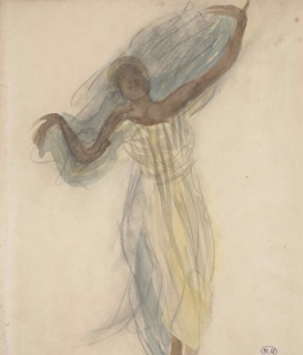 Cambodian dancer, 1906.