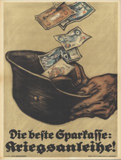 The best savings bank: war bonds!, 1918.