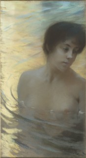 The Bather (Baigneuse), c. 1888.