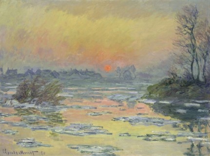 Coucher de Soleil sur la Seine (Sunset on the Seine), 1880.