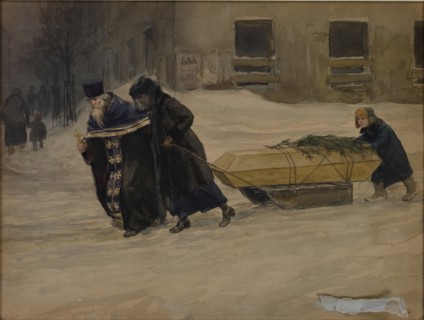 The father's funeral , 1918-1923.
