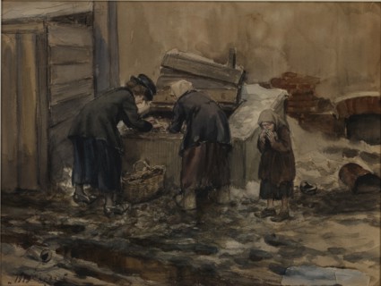 Hungry years in Petrograd, 1919.