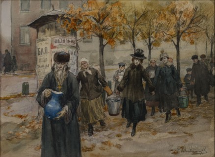 Petrograd without water, 1919.