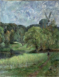Le Moulin de la Reine dans le parc Østervold (The Queen's Mill, Østervold Park), 1885.