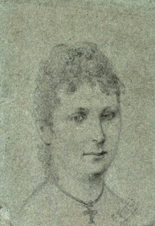 Portrait of Mette-Sophie Gad, ca 1873.