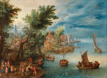 River landscape, c.1630.