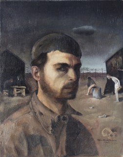 Self-Portrait in the Camp, 1940.