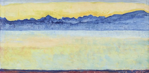 Lake Geneva early in the Morning, 1918.