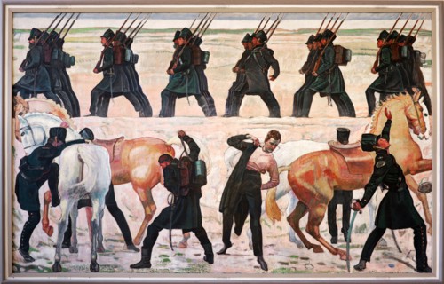 Excerpt of German students in the War of Independence of 1813, 1908-1909.