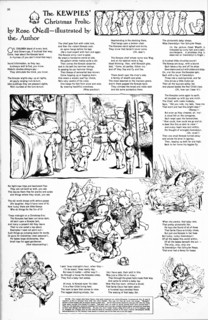 The Kewpies and the Little Browns, (first Kewpies cartoon). From Ladies' home journal and practical