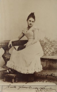 Portrait of the opera singer Bertha Foerster-Lauterer (1869-1936) as Tatiana in opera Eugene Onegin