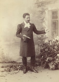 Nikolay Figner (1857-1918) as Lensky in opera Eugene Onegin by Pyotr Tchaikovsky, 1880s.