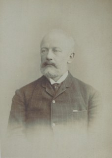 Portrait of the composer Pyotr Ilyich Tchaikovsky (1840-1893), End of 1880s.