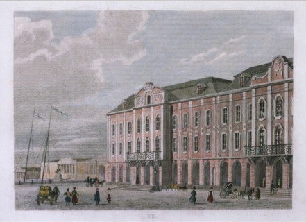 The Twelve Collegia building in Saint Petersburg, after 1834.