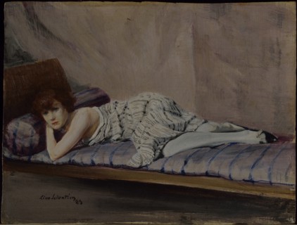 The purple pillow (Il guanciale viola), 1923.