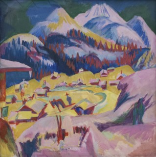 Frauenkirch during the winter, 1918-1919. Creator: Kirchner, Ernst Ludwig (1880-1938).