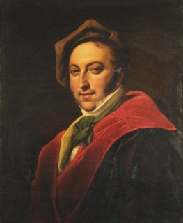 Portrait of the composer Gioachino Antonio Rossini (1792-1868). Creator: Anonymous.