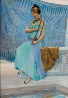 Algerian dancer or Salambó, 1910. Creator: Rochegrosse, Georges Antoine (1859-1938).