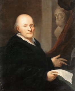Portrait of Friedrich Gottlieb Klopstock (1724-1803), 1807. Creator: Barckhan, Johann Hieronymus (1785-1865).