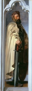 Siegfried von Feuchtwangen, Grand Master of the Teutonic Knights, 1846. Creator: Menzel, Adolph Friedrich, von (1815-1905).