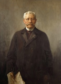 Portrait of Paul von Hindenburg (1847-1934), 1926. Creator: Vogel, Hugo (1855-1934).