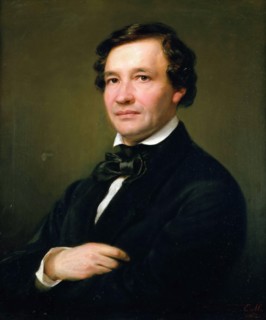 Portrait of the pianist and composer Wilhelm Taubert (1811-1891), 1862. Creator: Magnus, Eduard (1799-1872).