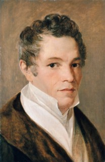 Portrait of Karl Friedrich Schinkel (1781-1841), ca 1820. Creator: Wolff, Johann Eduard (1786-1868).