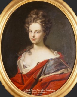Margravine Elisabeth Sophie of Brandenburg (1674-1748), Duchess of Courland, 1691. Creator: Romandon, Gedeon (1667-1697).