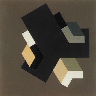 Proun 84, 1923-1924. Creator: Lissitzky, El (1890-1941).