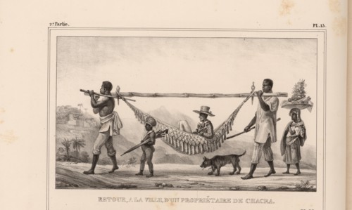 Retour, a la ville, d'un propriétaire de chacra, 1835. Creator: Debret, Jean-Baptiste (1768-1848).