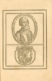 Portrait of Hernán Cortés (1485-1547) with his coat of arms, 1588. Creator: Anonymous.