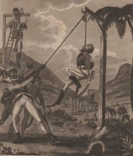 The Haitian Revolution. Slave rebellion on the night of 21 August 1791, 1805. Creator: Rainsford, Marcus (ca 1758-1817).