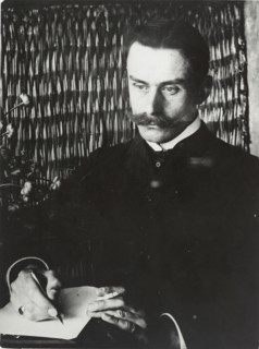 Portrait of Thomas Mann (1875-1955), c.1900. Creator: Anonymous.