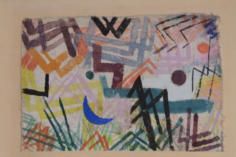 Game of the forces of Lech Landscape, 1917. Creator: Klee, Paul (1879-1940).
