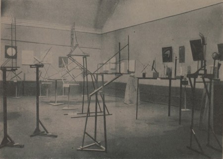 The OBMOKhU exhibition, 1921, 1921. Creator: Anonymous.
