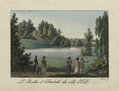The Elizabeth Pavilion in Pavlovsk Park, 1810s. Creator: Thurner (active first quarter of the 19th century).