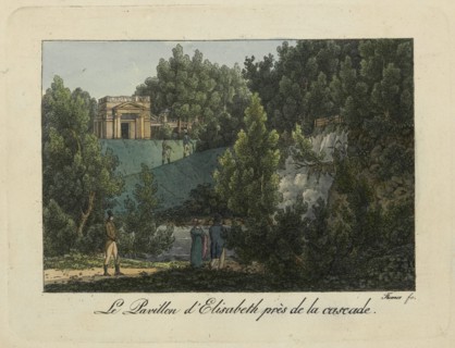 The Elizabeth Pavilion in Pavlovsk Park, 1810s. Creator: Thurner (active first quarter of the 19th century).