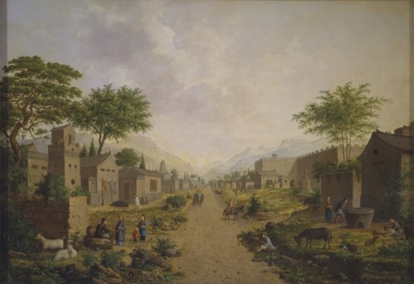 A Chinese town, 1864.