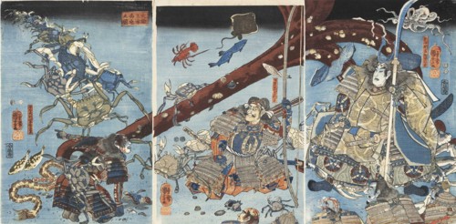 Daimotsu-no-ura kaitei no zu (At the Bottom of the Sea in Daimotsu Bay), ca 1852.