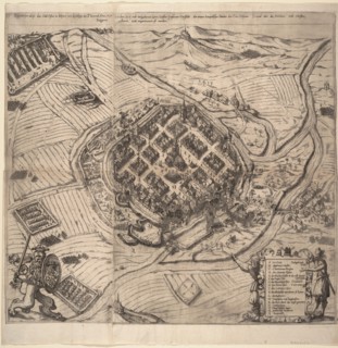 The Siege of Pilsen by Ernst von Mansfeld on 21 November 1618, c1620.