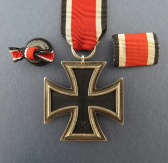 Iron Cross 2nd Class with Ribbon and Button, 1939.