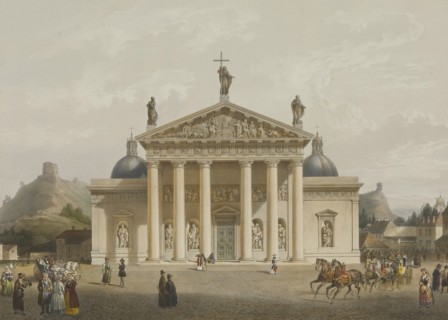 The Cathedral Basilica of St Stanislaus and St Ladislaus of Vilnius, 1847.